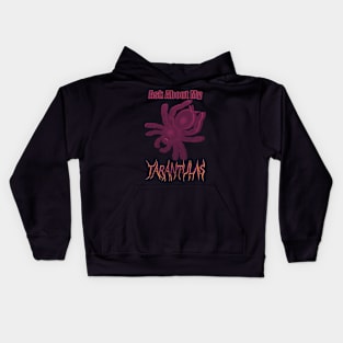 Orange Haze Ask About My Tarantulas Kids Hoodie